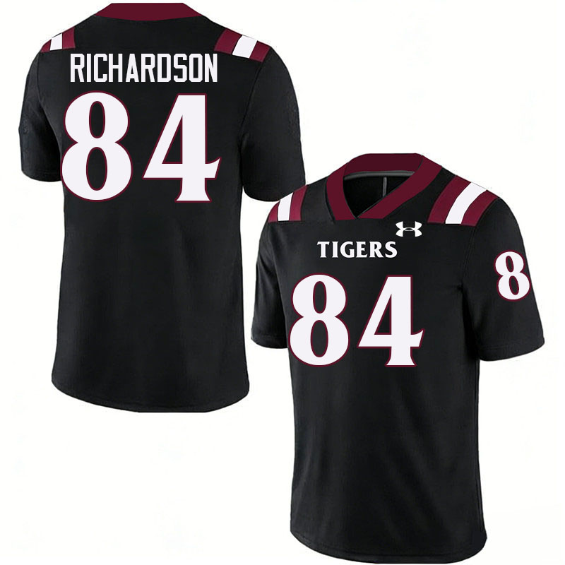 Texas Southern Tigers #84 Roriyon Richardson College Football Jersey,Uniforms Stitched-Black